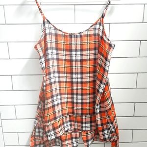 The Limited, high low tank top with adjustable straps.